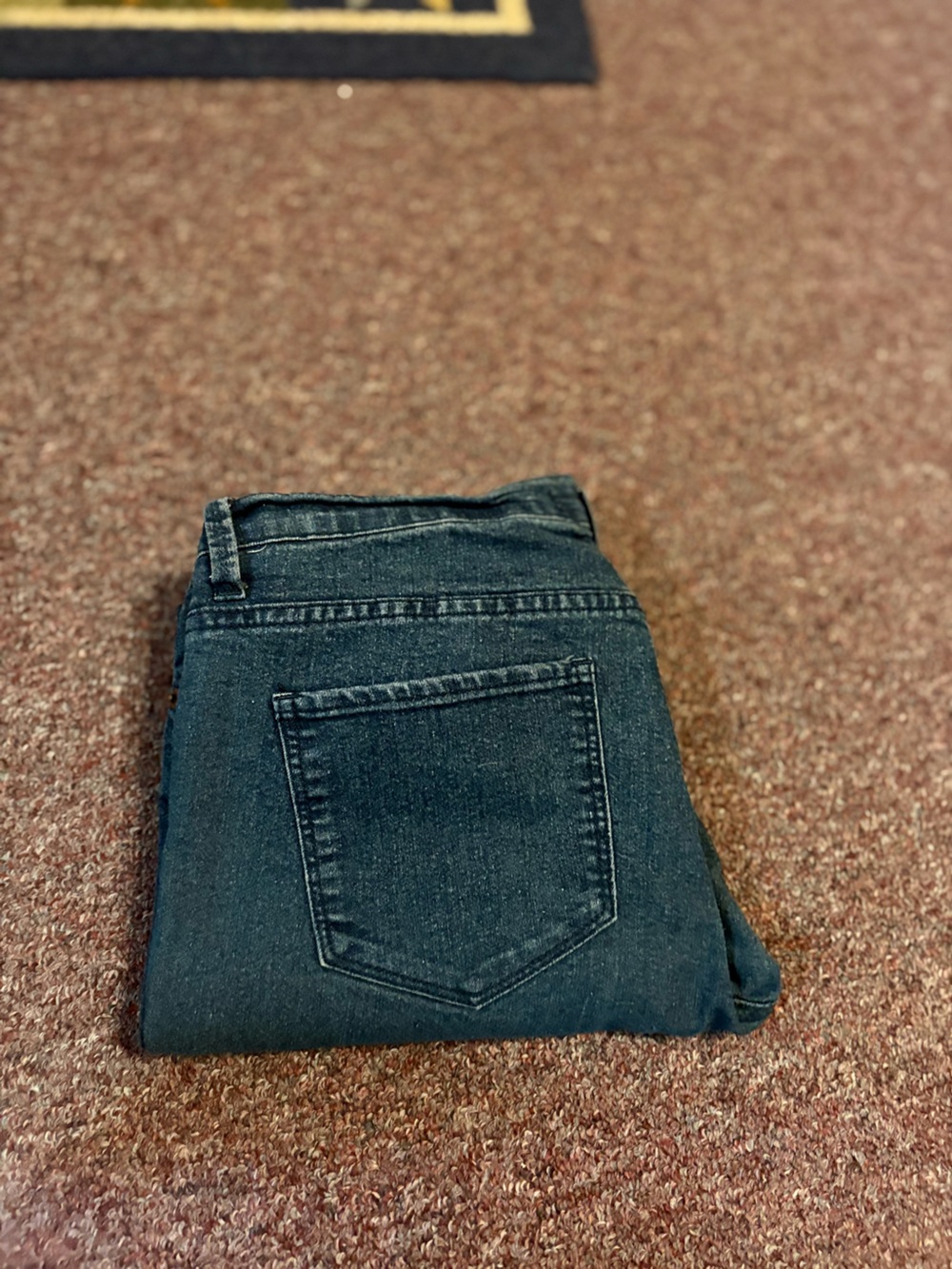 Forever 21 Dark Blue Straight Leg Jeans
